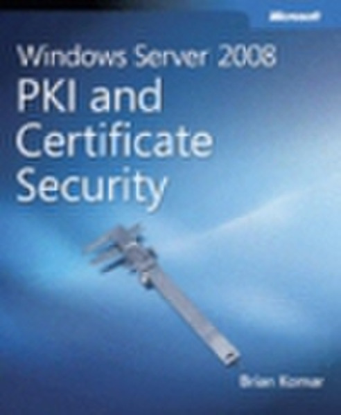 Microsoft Windows Server 2008 PKI and Certificate Security 768pages English software manual