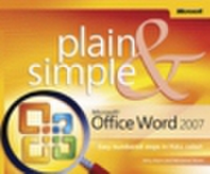 Microsoft Office Word 2007 Plain & Simple 252pages English software manual