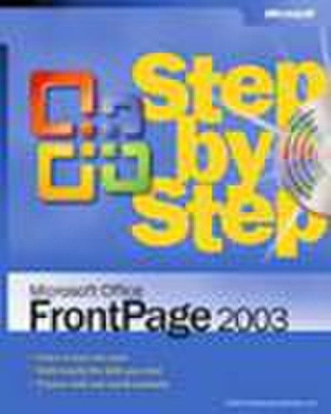 Microsoft FrontPage 2003 Step by Step English software manual