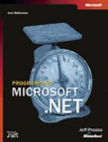 Microsoft Programming .NET English software manual