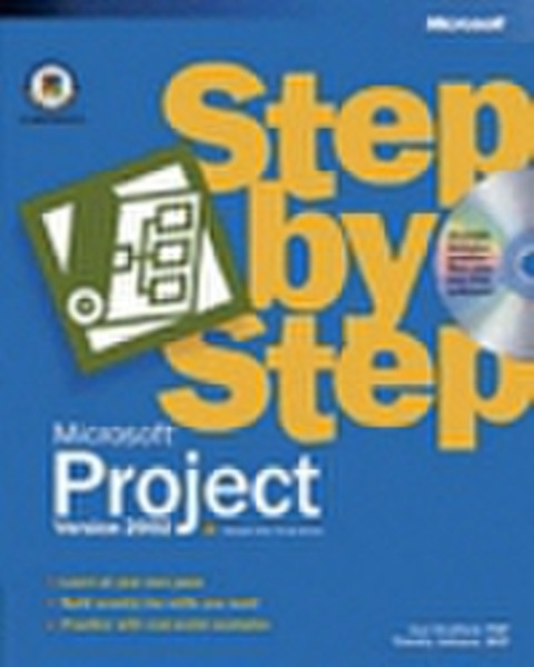 Microsoft Project 2002 Step by Step English software manual