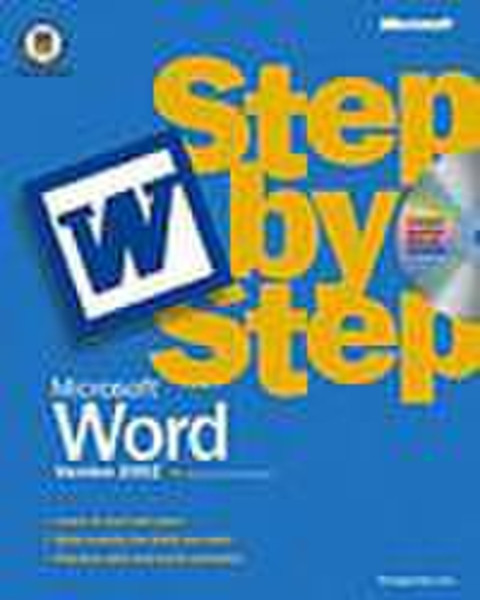 Microsoft Word Version 2002 Step by Step - Manual 284pages English software manual