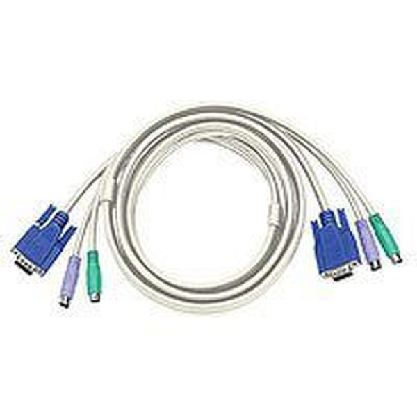 Fujitsu 10m Console Switch Cable 10m Weiß Tastatur/Video/Maus (KVM)-Kabel
