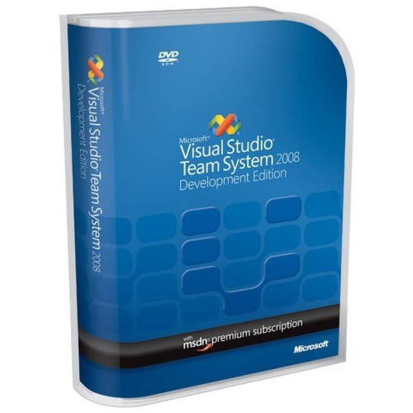 Microsoft Visual Studio Team System 2008 Development Edition, Disk-Kit, MVL, DVD, RUS