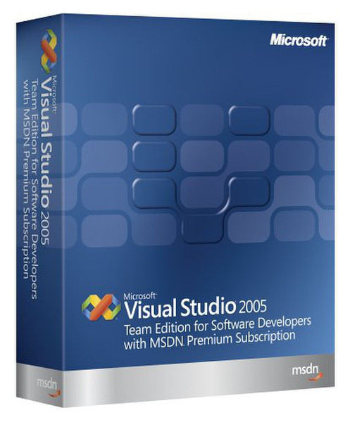 Microsoft Visual Studio 2005 Team Edition Software Developers, Win32, Disk-Kit, MVL, FRE