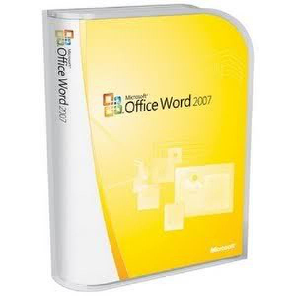 Microsoft Office Word 2007, MVL, CHNS, DiskKit Microsoft Volume License (MVL) CHI (TR)