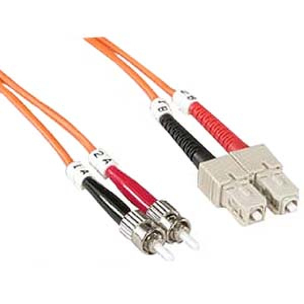 Micropac 3m, ST/SC 3m ST SC Orange fiber optic cable