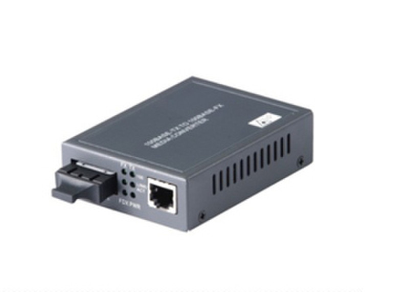 Micropac MPT-H21SCS 100Mbit/s Single-mode Black network media converter