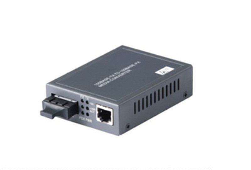 Micropac MPT-G21SCS 1000Mbit/s 1310nm Single-mode Black network media converter