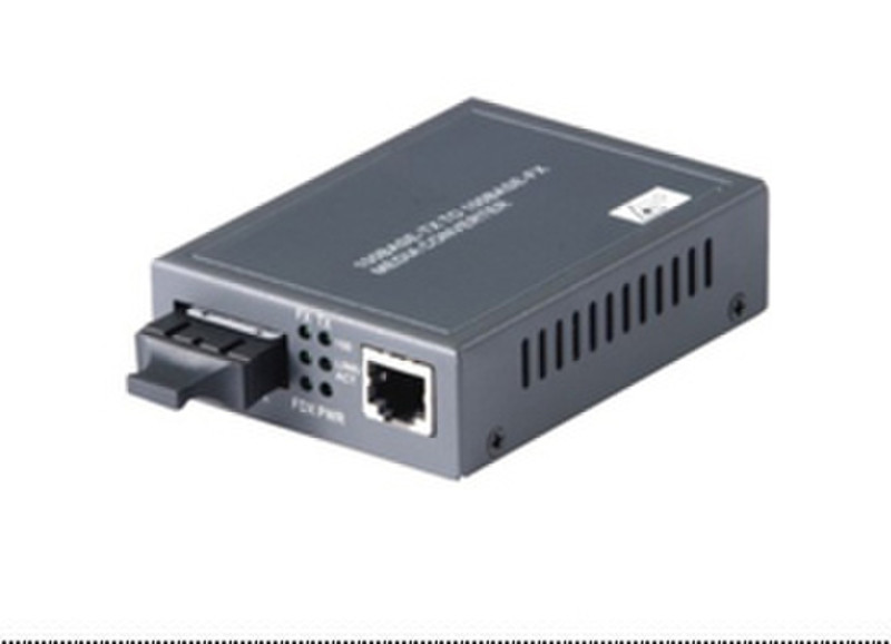 Micropac MPT-H21SC 100Mbit/s 125nm Single-mode Black network media converter