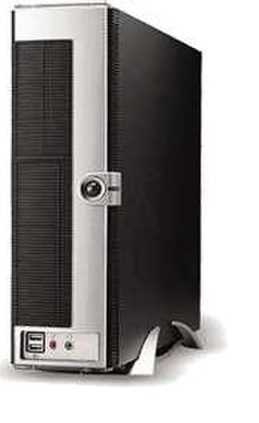 Ever Case ECE1290 BS Slim Case Low Profile (Slimline) Black,Silver computer case