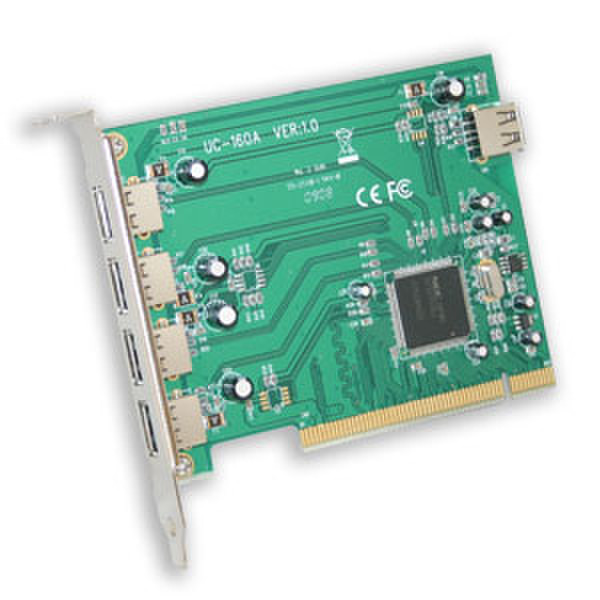 Micro Innovations USB650A USB 2.0 интерфейсная карта/адаптер