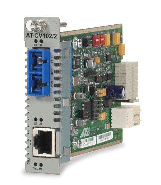 Allied Telesis 100TX, 100FX (SC, 40km) Media Converter Line Card сетевой медиа конвертор