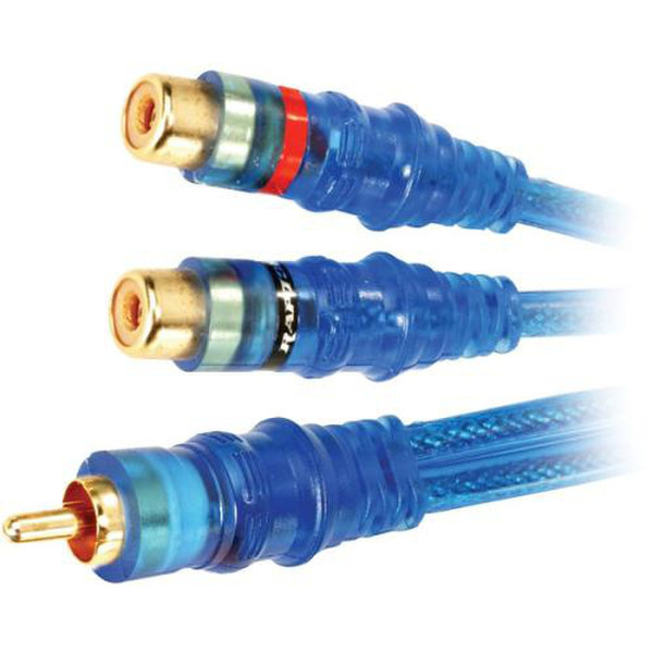 Metra NBRCA-Y2 2x RCA M 2x RCA F Blue cable interface/gender adapter