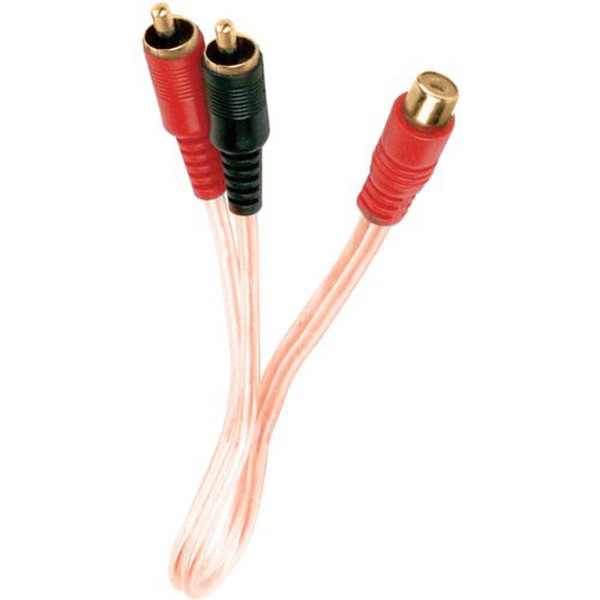 Metra ISRCA-Y2 1x RCA M 2x RCA F Black,Red,Transparent cable interface/gender adapter