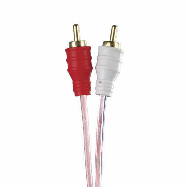 Metra ISRCA-3 0.9144м 2 x RCA Красный, Прозрачный, Белый аудио кабель