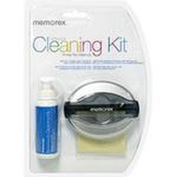 Memorex 8016 Screens/Plastics Equipment cleansing wet/dry cloths & liquid equipment cleansing kit