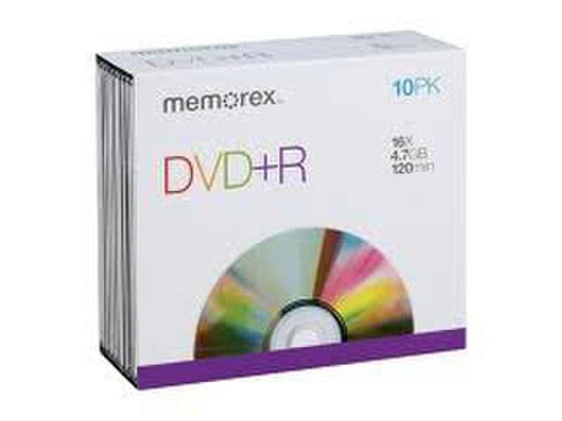 Memorex 10 DVD+R 4.7ГБ DVD+R 10шт