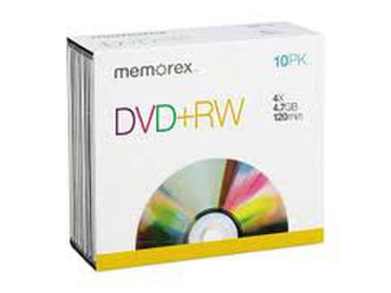 Memorex 10 DVD+RW 4.7ГБ DVD+RW 10шт