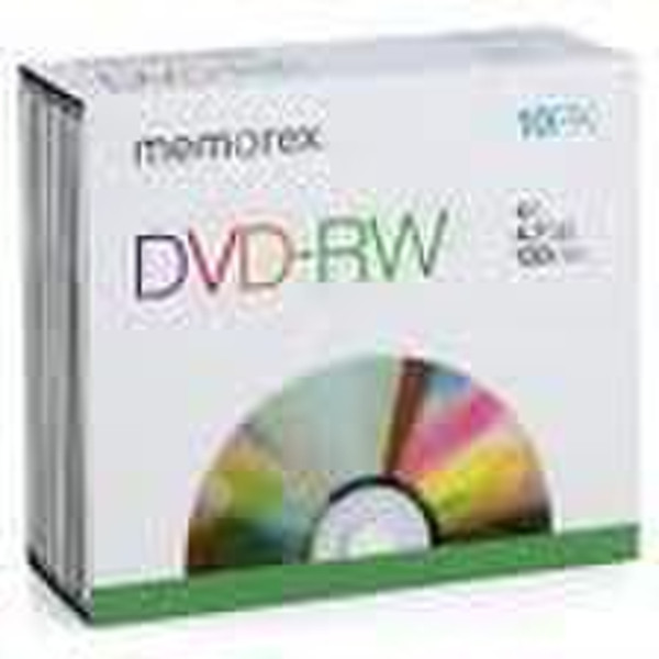Memorex 10 DVD-RW 4.7ГБ DVD-RW 10шт
