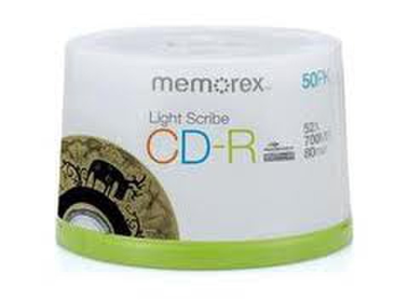 Memorex 50 CD-R Light Scribe CD-R 700МБ 50шт