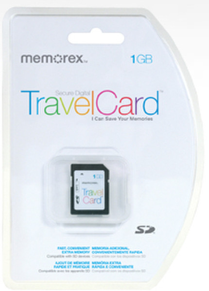 Memorex SD TravelCard 1GB 1GB SD memory card