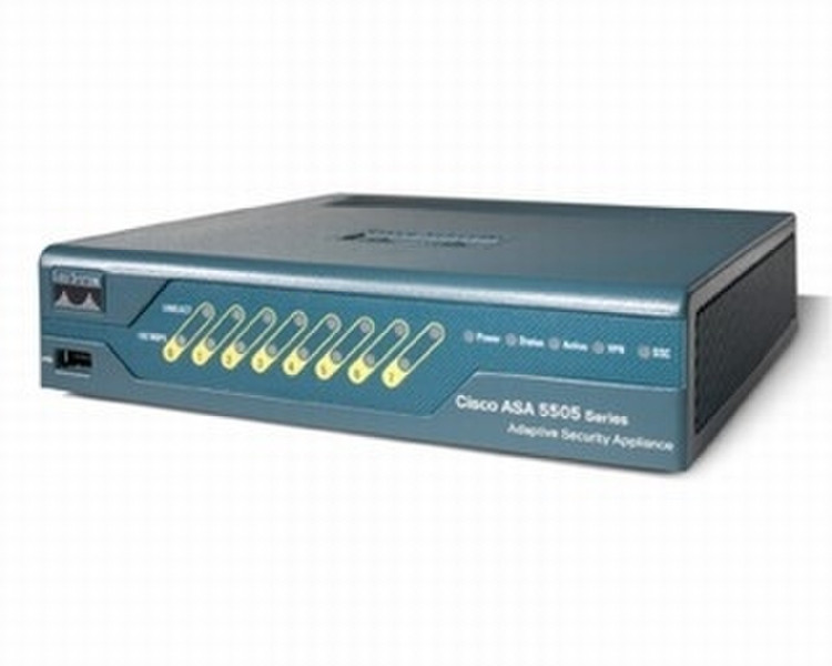 Cisco ASA 5505 1U 150Mbit/s hardware firewall