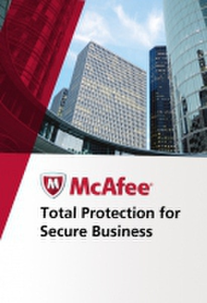 McAfee Total Protection for Secure Business, 501-1000u, 1Y Gold, RNW, Phone