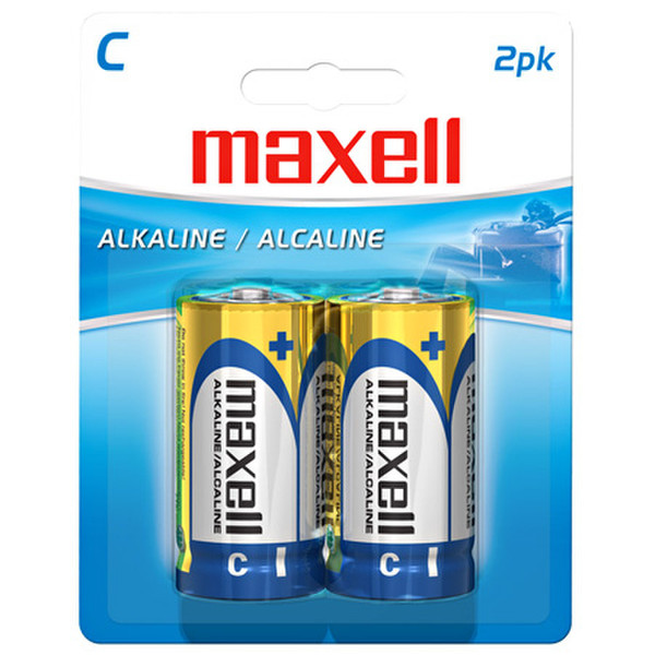 Maxell LR14 2BP Щелочной 1.5В батарейки