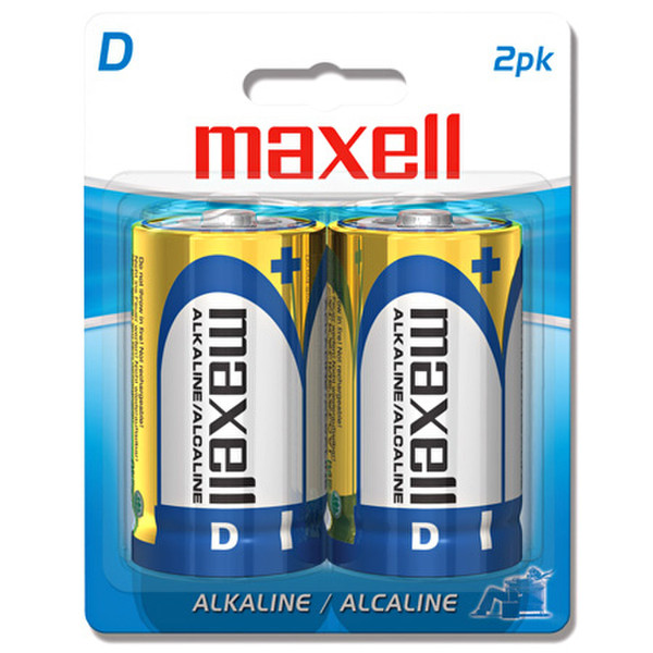 Maxell LR20 2BP Щелочной 1.5В батарейки