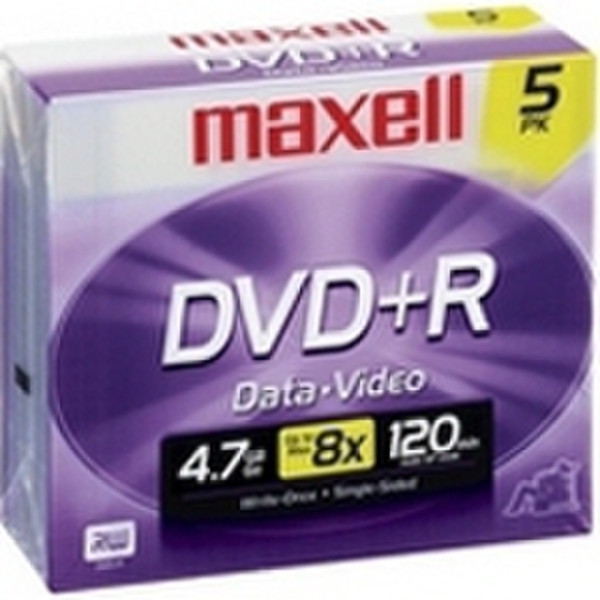 Maxell 634032 4.7GB DVD+R 5pc(s) blank DVD