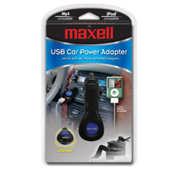 Maxell P-11 2G Auto Black mobile device charger