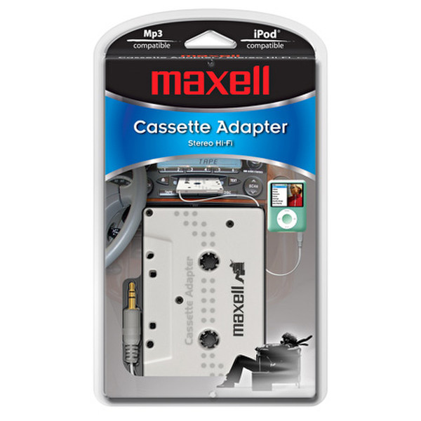 Maxell P-10 3.5mm Серый, Белый кабельный разъем/переходник