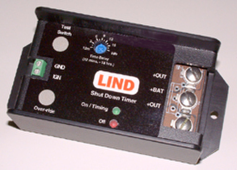 Lind Electronics SDT1230-022 Black power adapter/inverter