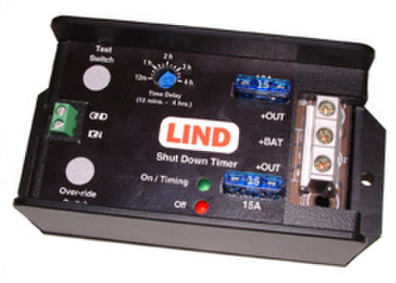 Lind Electronics SDT1230-016 Black power adapter/inverter