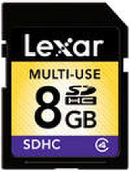 Lexar 8GB SDHC 8ГБ SDHC Class 4 карта памяти