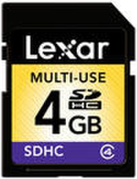 Lexar LSD4GBASBNA 4GB SDHC Class 4 memory card