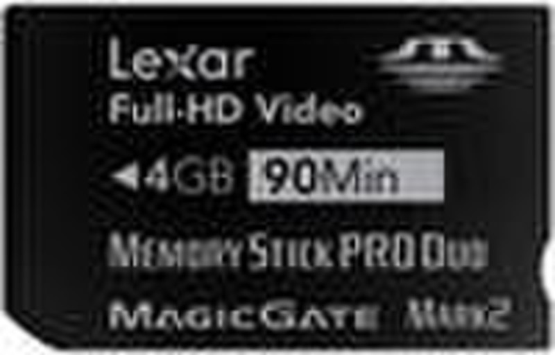 Lexar 4 GB Memory Stick PRO Duo Full-HD 4GB Speicherkarte