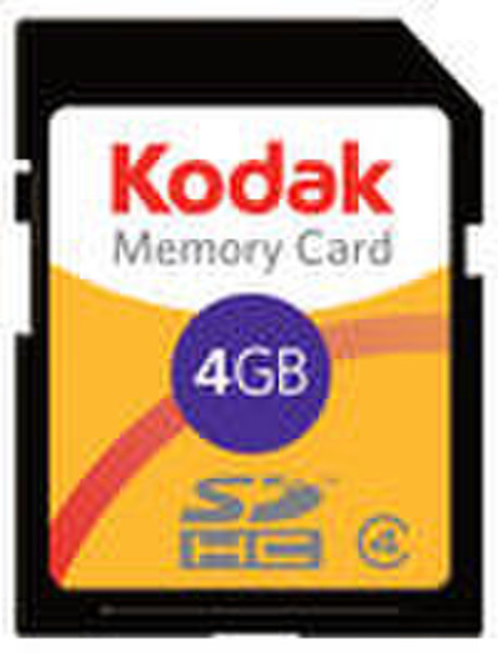 Kodak KSD4GBPSBNA 4GB SDHC Class 4 memory card