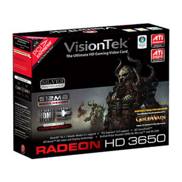 VisionTek 900232 Radeon HD3650 GDDR2 graphics card