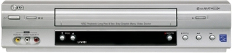 LG LV4981 Cеребряный кассетный видеомагнитофон/плеер