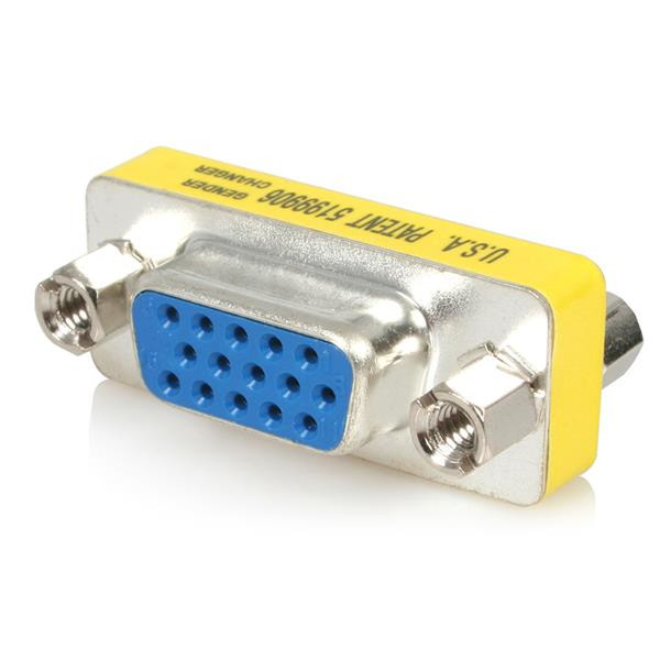 StarTech.com GC15HSF VGA VGA Синий, Металлический, Желтый кабельный разъем/переходник