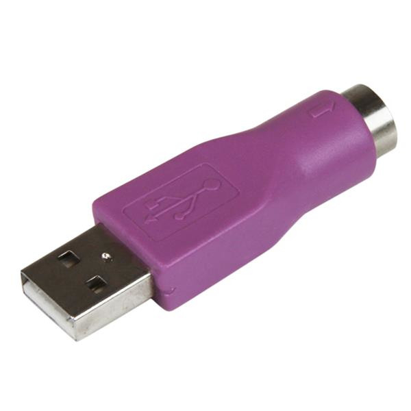 StarTech.com GC46MFKEY USB A PS/2 Фиолетовый кабельный разъем/переходник