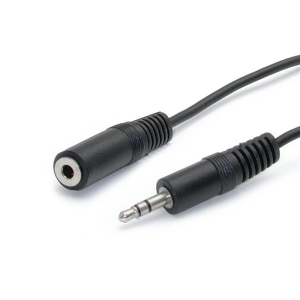 StarTech.com 6ft 3.5mm 1.8м 3.5mm 3.5mm Черный аудио кабель
