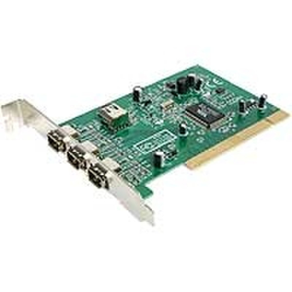 StarTech.com 4 Port IEEE-1394 FireWire PCI Card with Digital Video Editing Kit interface cards/adapter