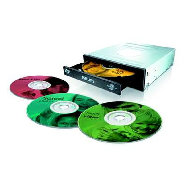 Philips SPD6001BM 16x8x16xDVD+RW 16x6xDVD-RW 8xDVD+R DL 4xDVD-R DL 5xD Внутренний оптический привод