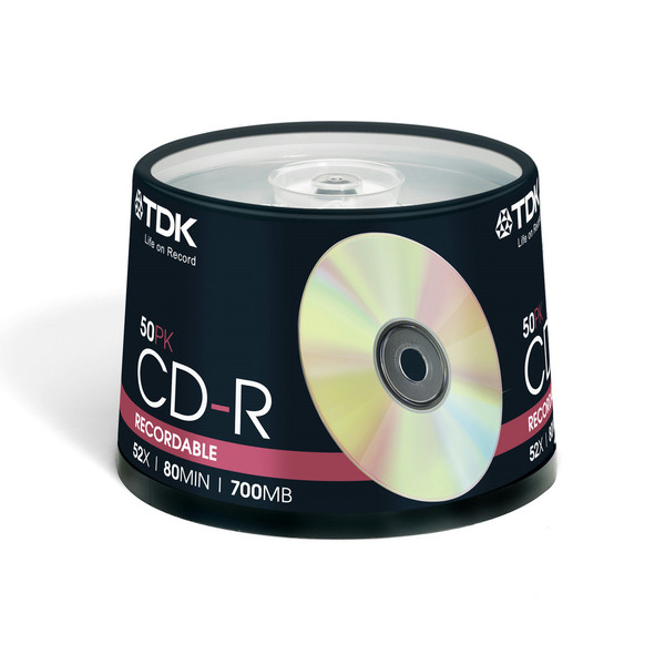 TDK 50 x CD-R 700MB CD-R 700MB 50Stück(e)