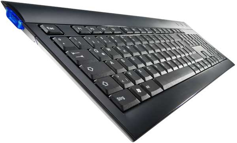 Vivanco Blackboard USB QWERTZ Черный клавиатура