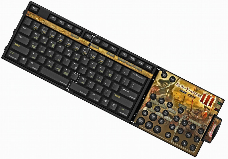 Ceratech ZBoard Keyset - Age Of Empires 3 USB Mehrfarben Tastatur