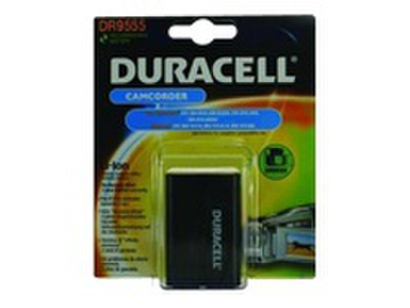 Duracell Camcorder Battery 7.2v 2200mAh Lithium-Ion (Li-Ion) 2200mAh 7.2V rechargeable battery